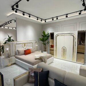 Luxury Turkish Bed Set  Premium Bedroom Suite for Elegant Homes
